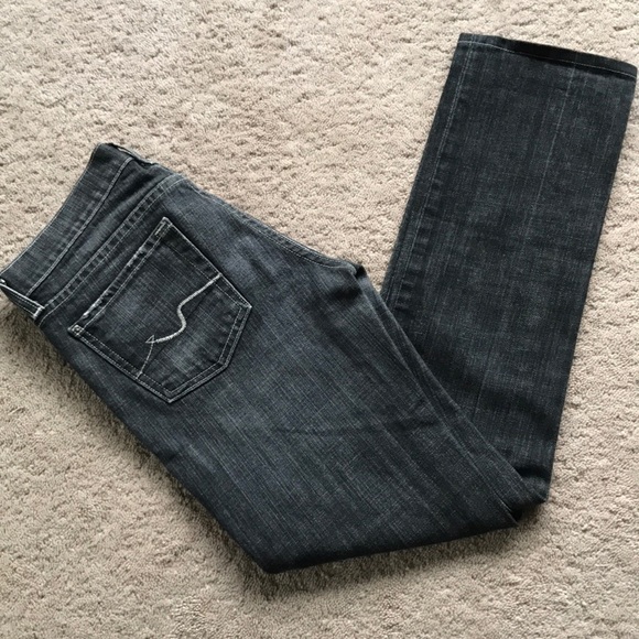 7 For All Mankind Denim - 7 For All Mankind Straight Jeans